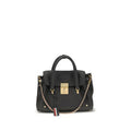 Women's Top Handle Bag Gray Calf Leather Bos
