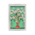 Vibrant Floral and Bird Paradise Serving Tray