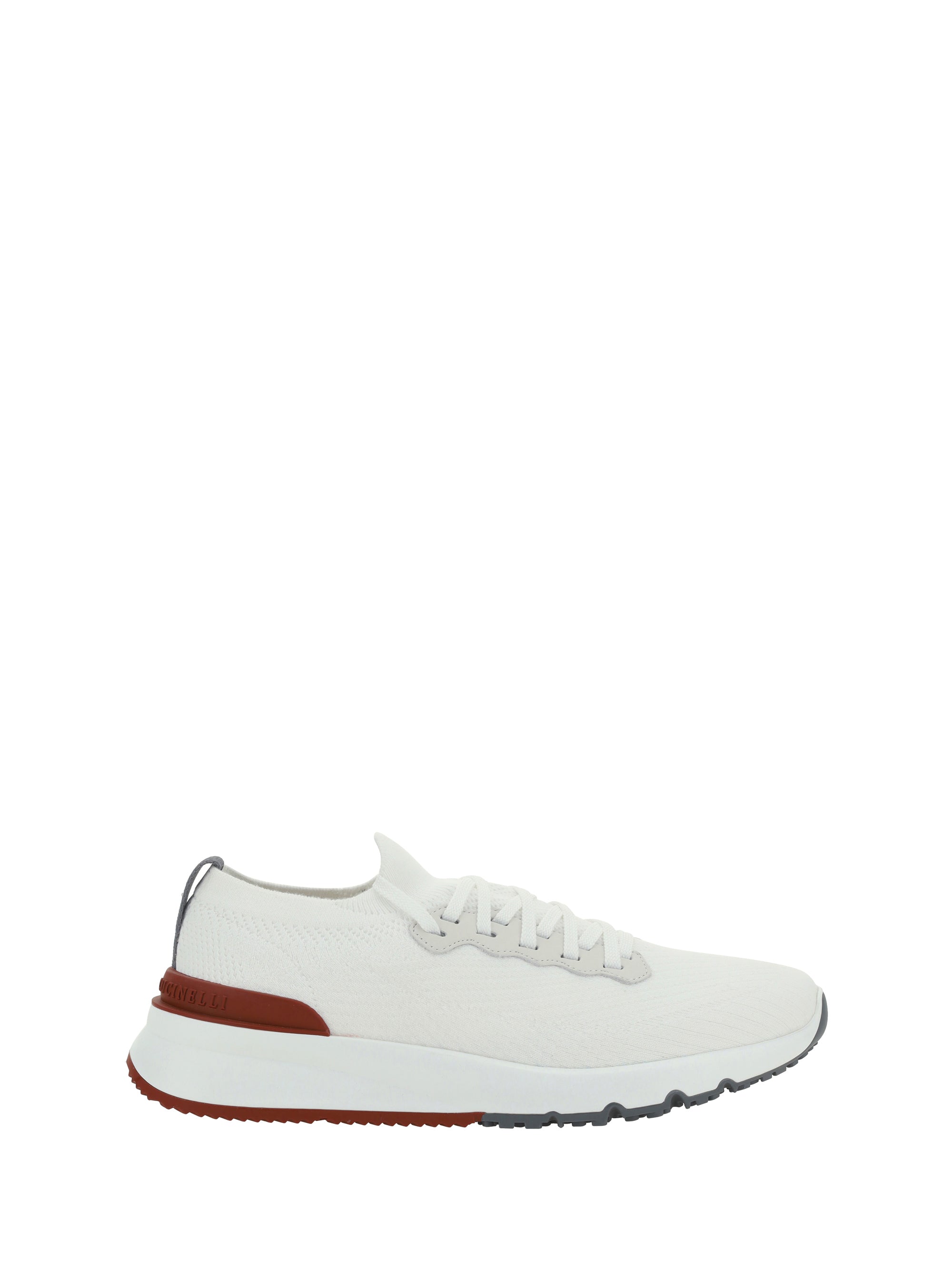Brunello Cucinelli Cotton Sneaker — White