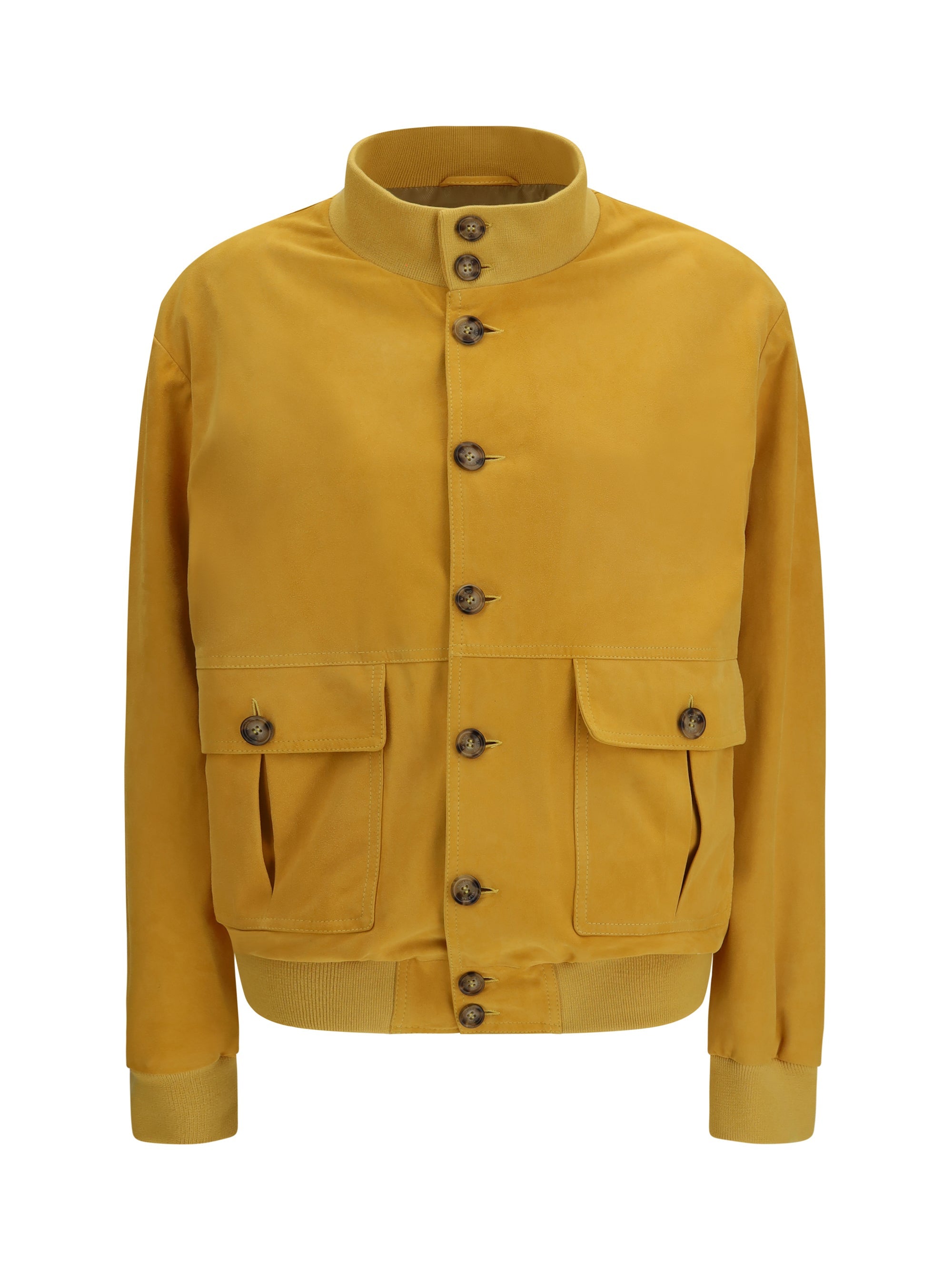 Valstar Goat Suede Jacket — Gold