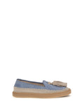 Fratelli Rossetti Suede with Crochet Detail Loafers — Blue
