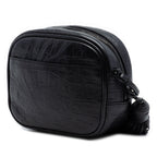 Mini Croc Embossed Leather Blogger Camera Bag