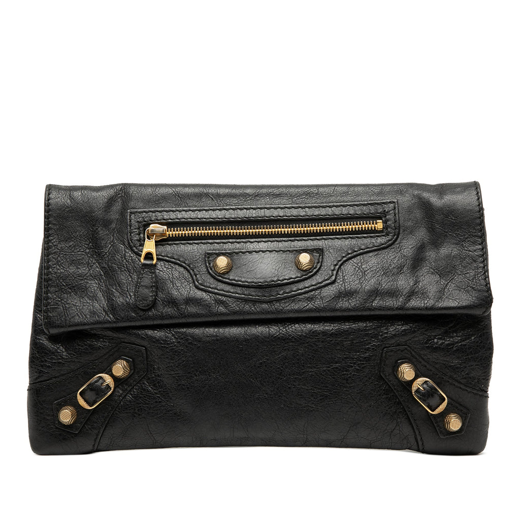 Lambskin Motocross Giant 12 Envelope Clutch