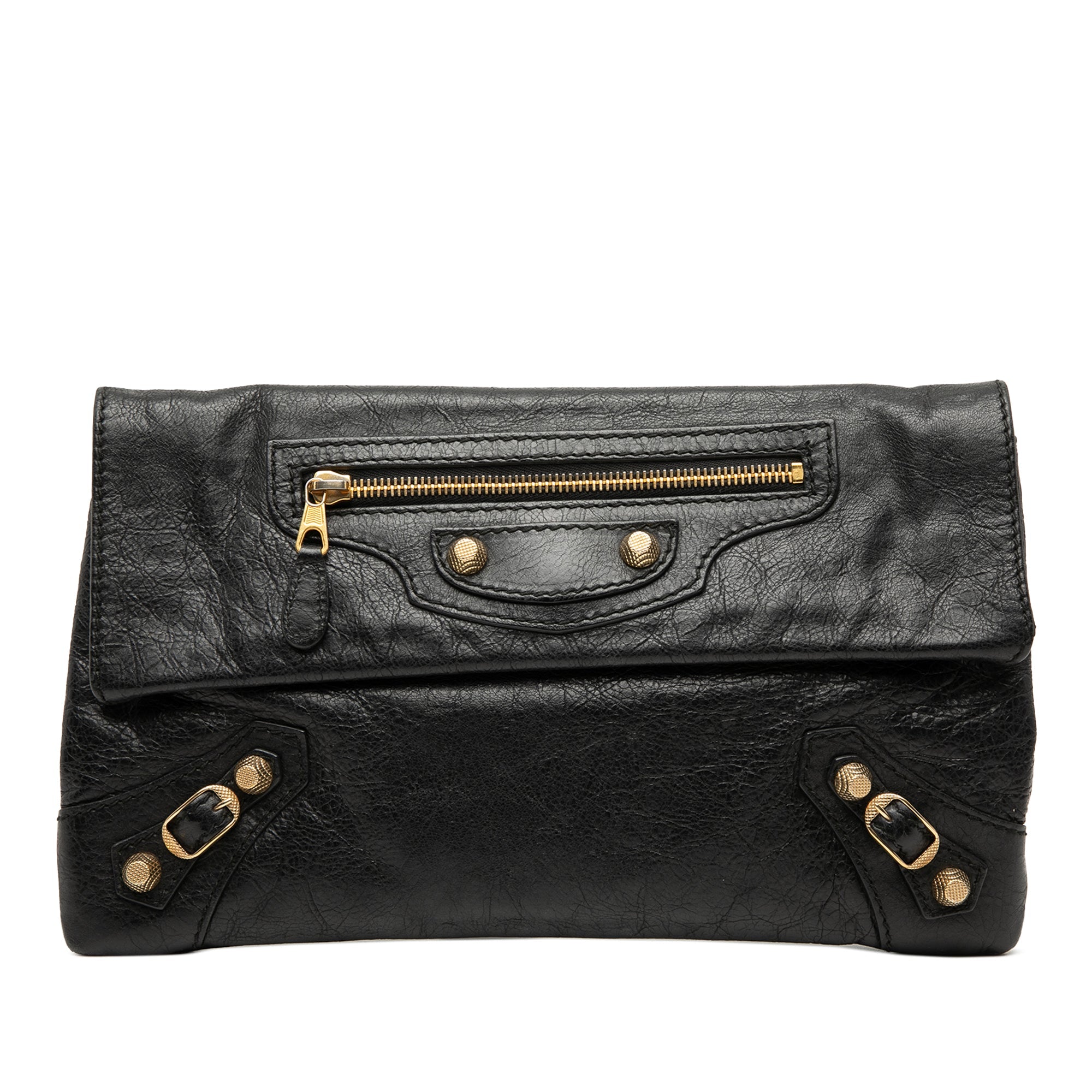 Lambskin Motocross Giant 12 Envelope Clutch