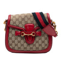 Medium GG Canvas Lady Web Crossbody