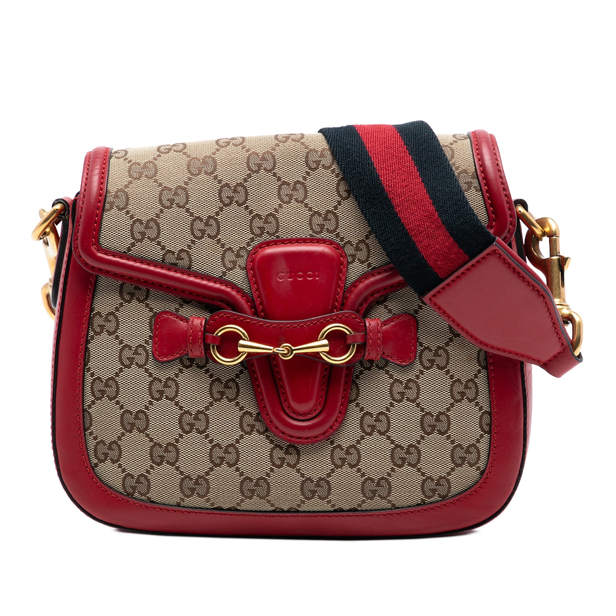Medium GG Canvas Lady Web Crossbody