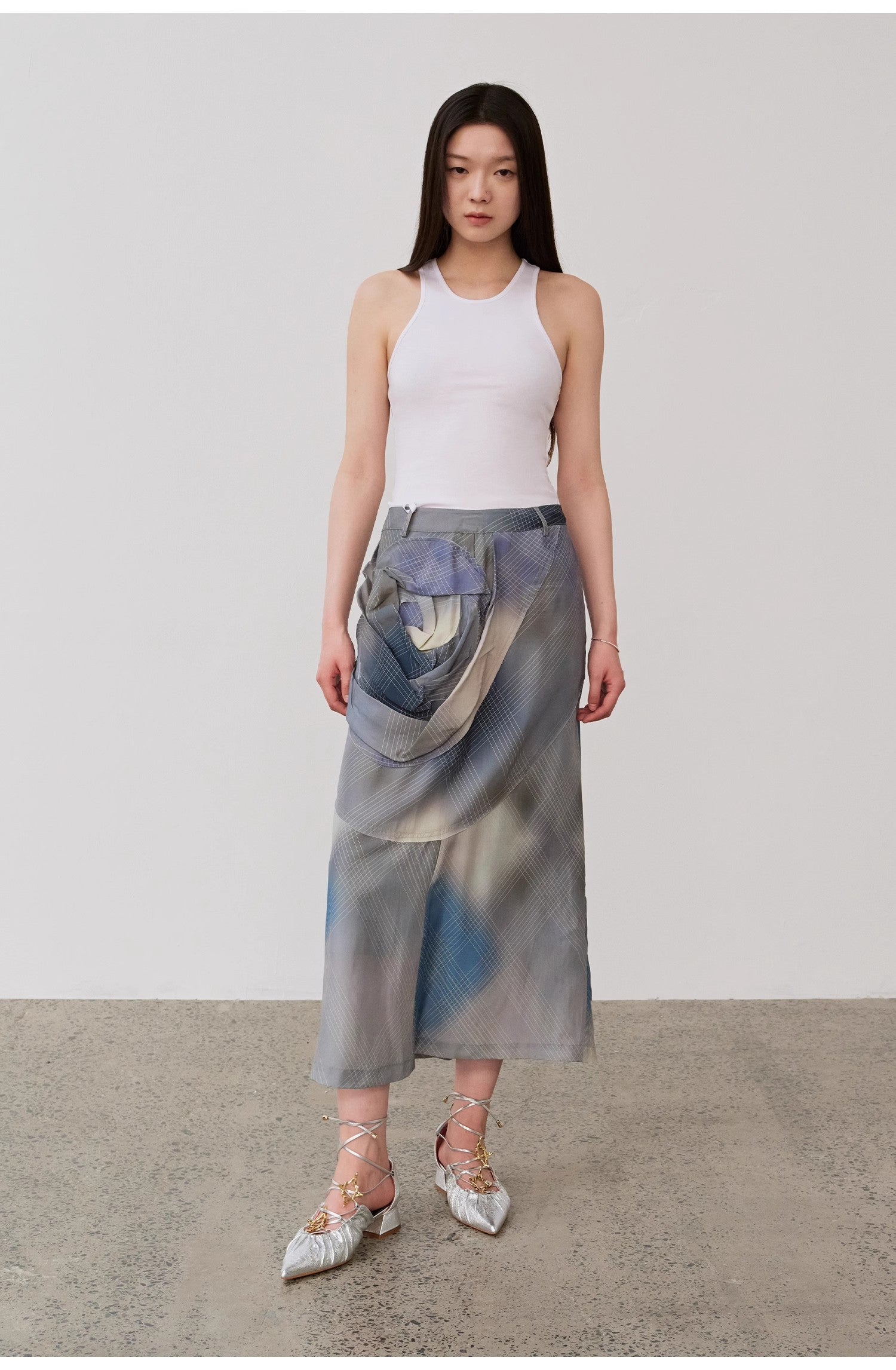 Summer Tour small I-shaped vest camisole women's summer elastic cotton slim fit inner sleeveless top