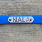 PERSONALISED NAME BADGE - VINYL & BIOTHANE - ADD ON FOR BIOTHANE DOG COLLARS & LEADS