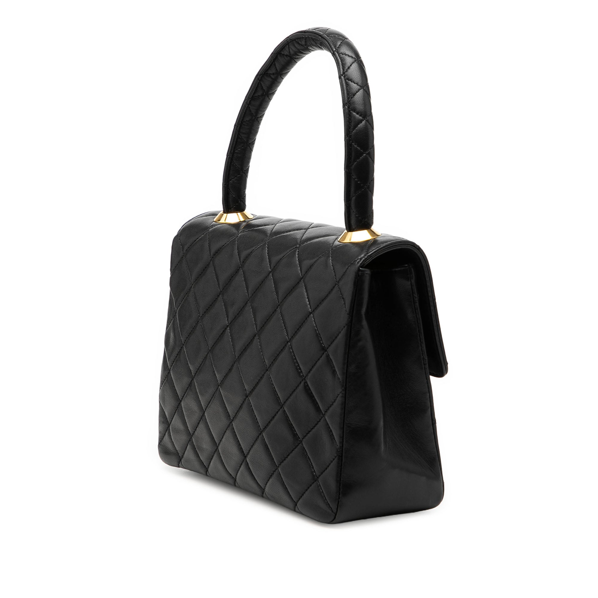 Small Lambskin Kelly Top Handle Bag