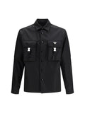 Prada Re-Nylon Recycled Polyamide Shirt — Black