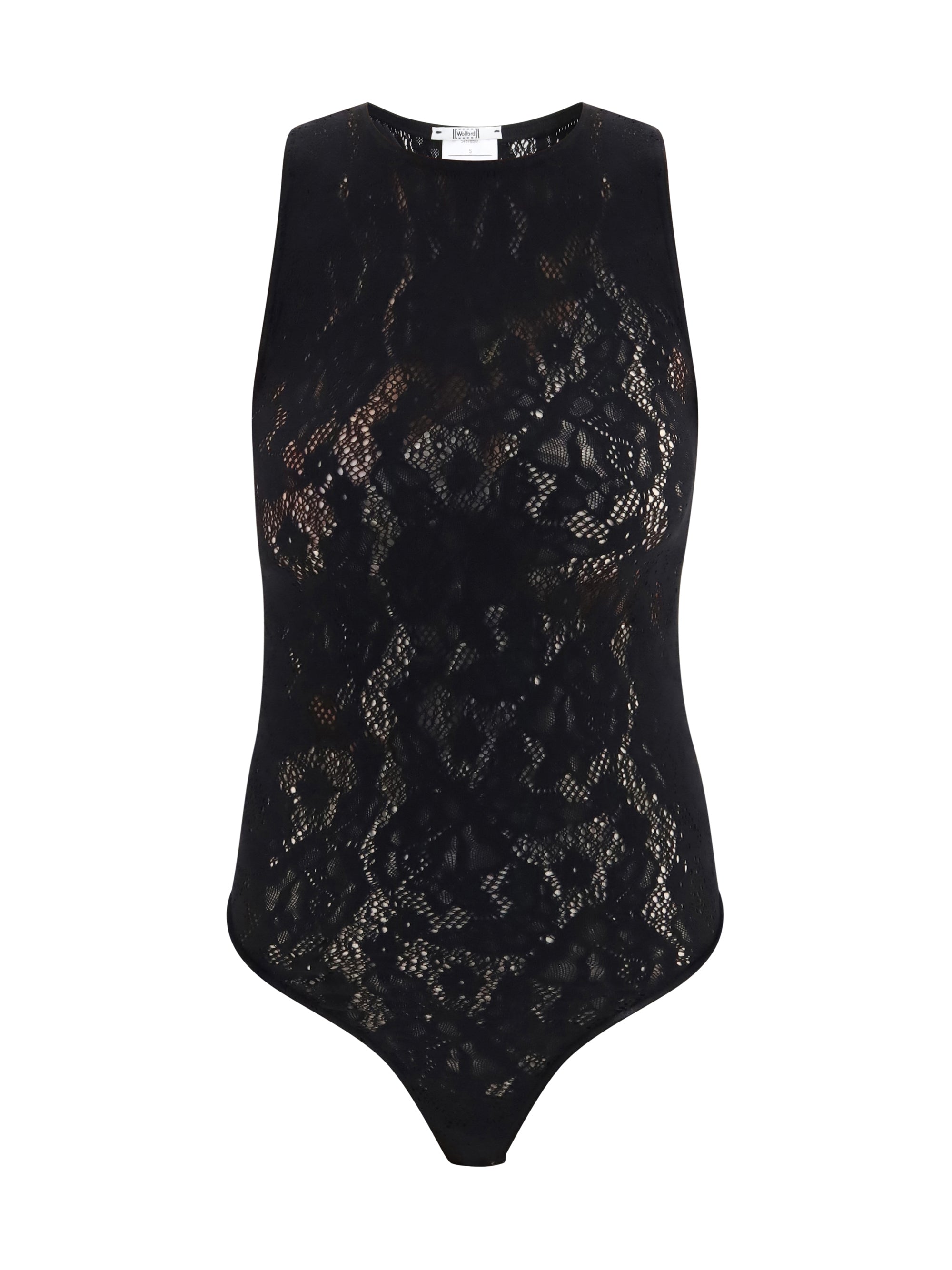 Wolford Infinite Rose Bodysuit — Black