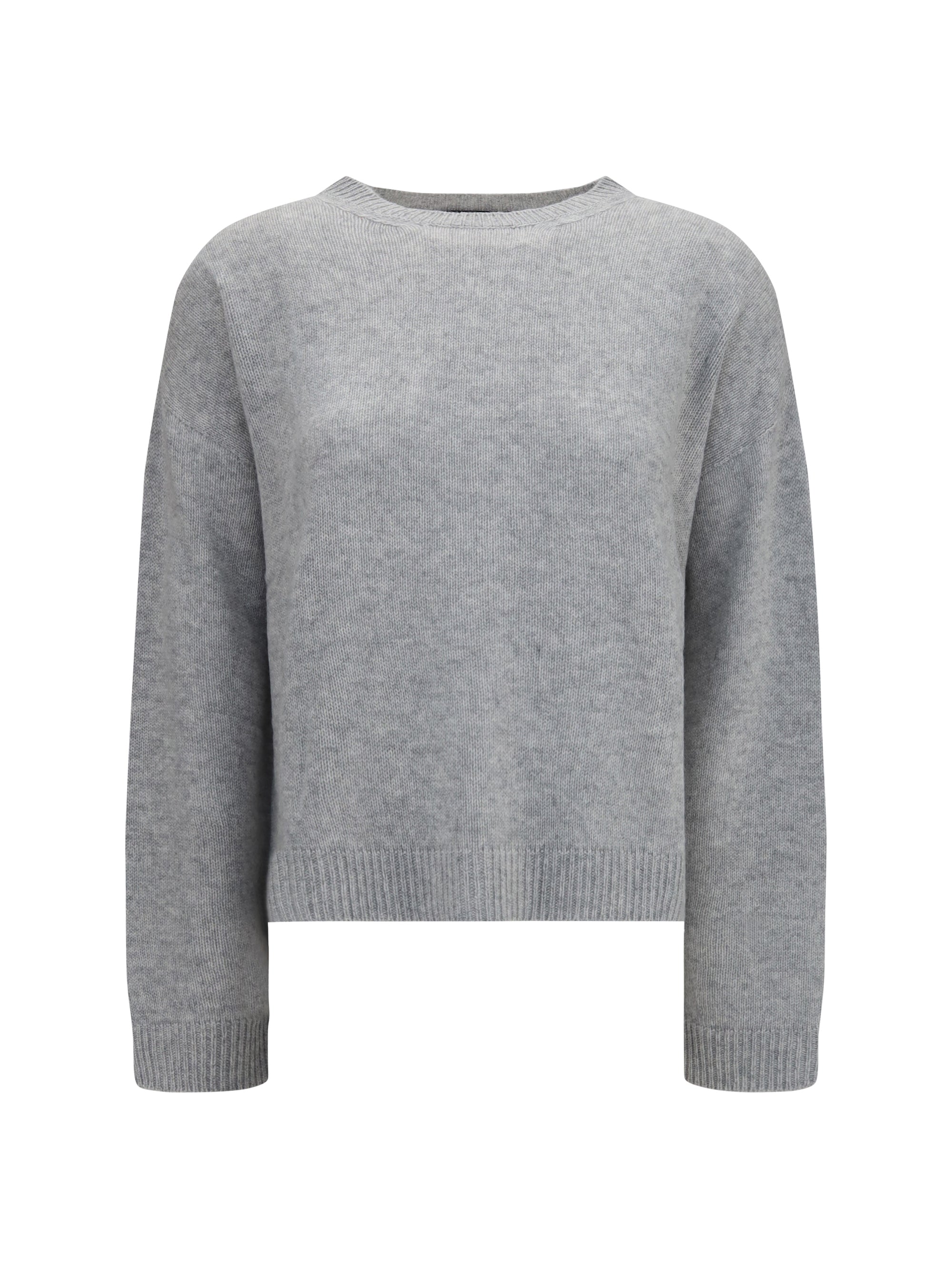 Fabiana Filippi Cashmere Crewneck Sweater — Gray