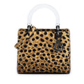 Medium Canvas Leopard Print Lady Dior