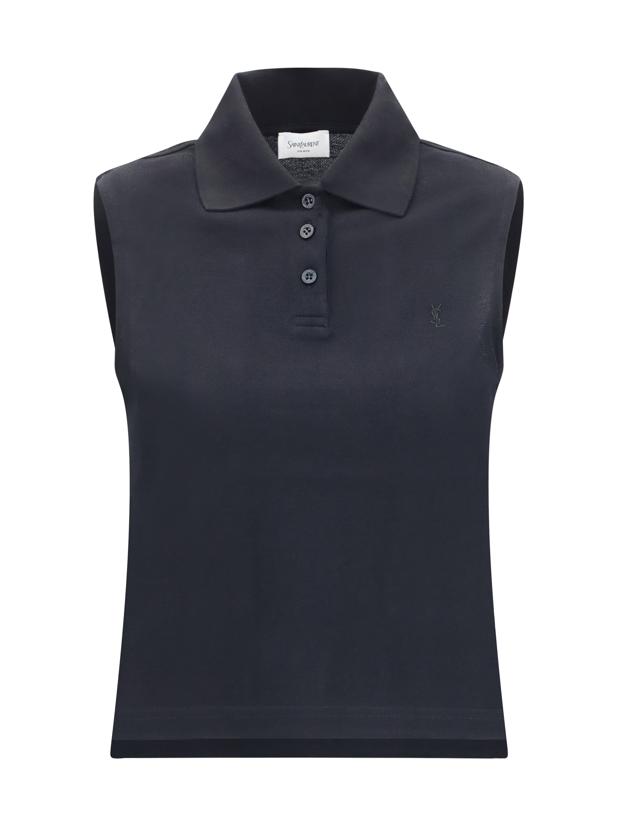 Saint Laurent Cassandre Polo — Black