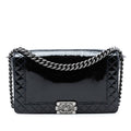 Medium Patent Boy Reverso Flap