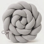 TRENZA PROTECTORA CAPAZO de COCHECITO | Algodón Gris