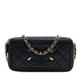 Caviar CC Filigree Clutch with Chain