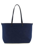 Fendi Roll Tote Bag — Navy