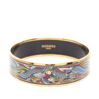 Wide Mermaids Enamel Bangle 62