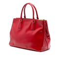 Medium Saffiano Vernice Galleria Double Zip Satchel