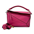 Medium Calfskin Puzzle Satchel