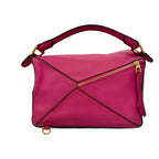 Medium Calfskin Puzzle Satchel