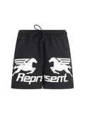 Represent Nothing Faster Swim Shorts — Black