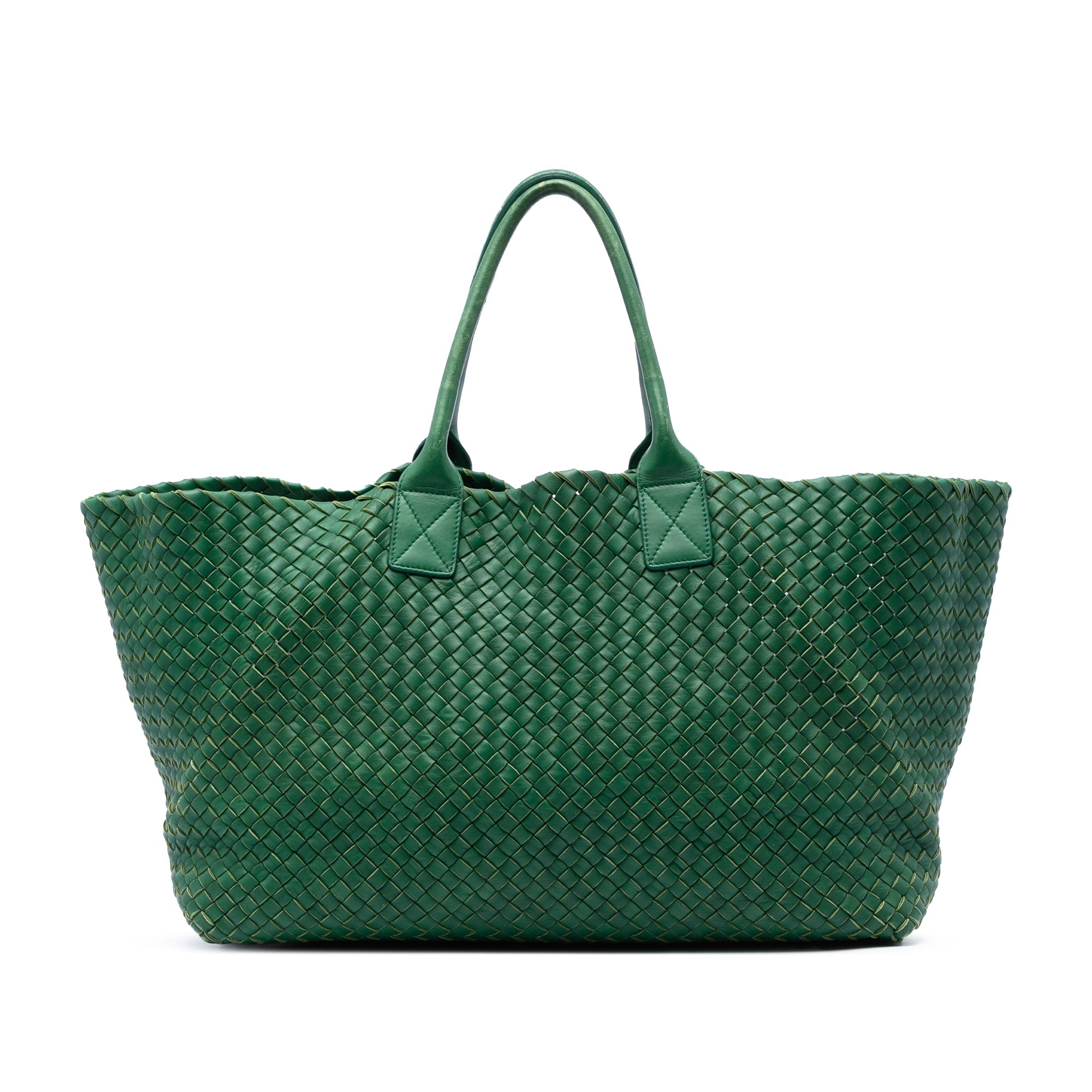 Limited Edition Large Lambskin Intreccio Cabat Tote