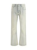 7for Mid-Rise Bootcut Cotton Jeans — Beige