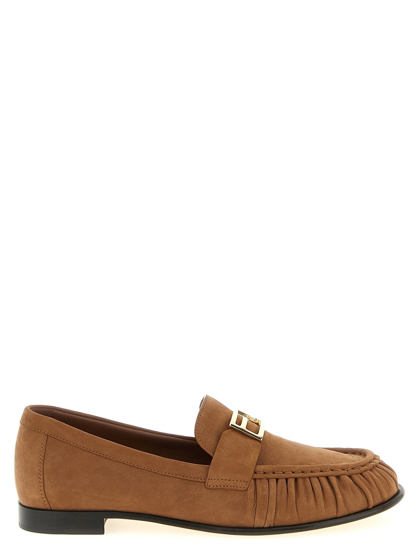 Fendi Baguette Loafer — Brown