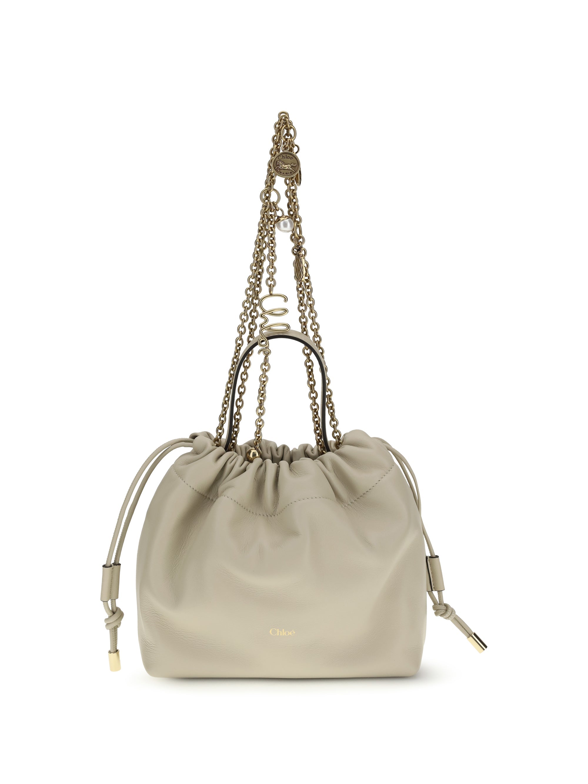 Chloé Icons Shoulder Bag — Beige