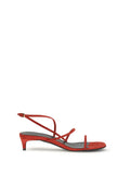Khaite Loop Sandal — Red