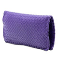 Nappa Intrecciato Turn Lock Clutch