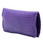 Nappa Intrecciato Turn Lock Clutch