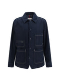 Moncler Haderu Shirt Jacket — Navy