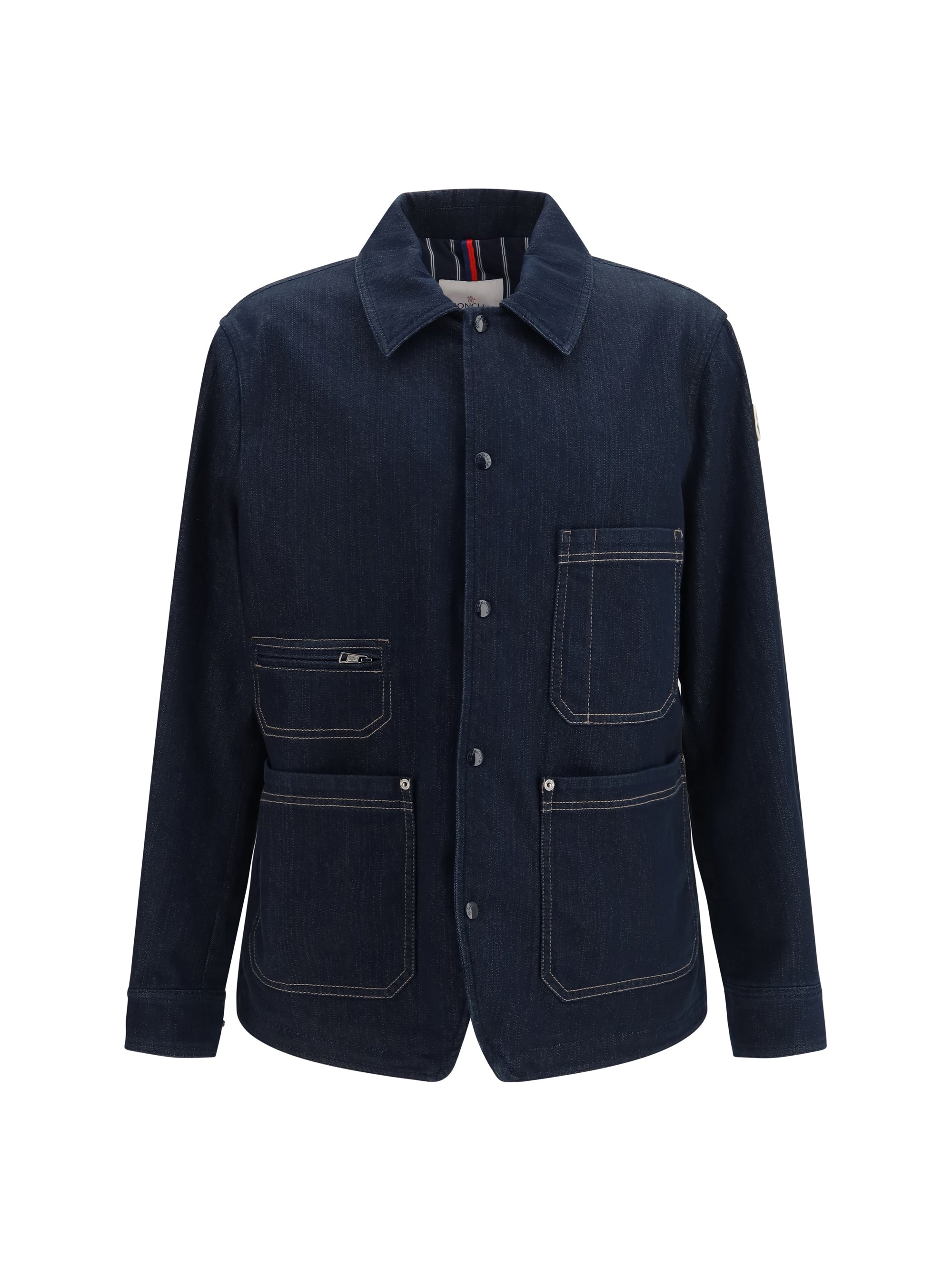 Moncler Haderu Shirt Jacket — Navy