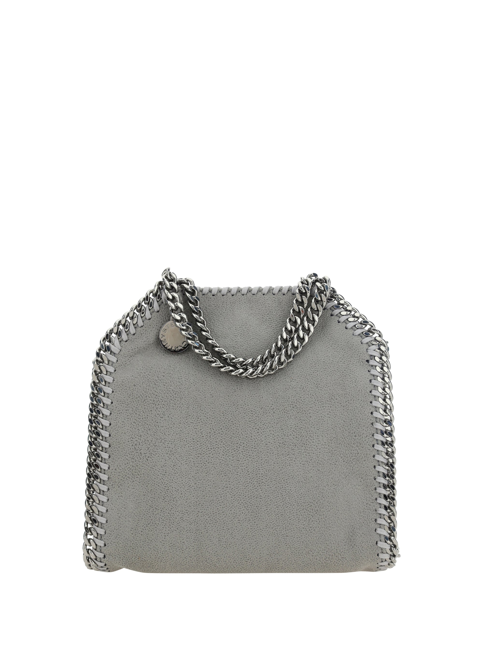 Stella McCartney Tiny Shaggy Shoulder Bag — Gray