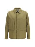 Laminar Polyamide Technical Shirt Jacket — Green
