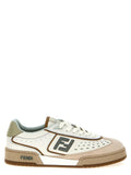 Fendi Match Zapatilla — Crema