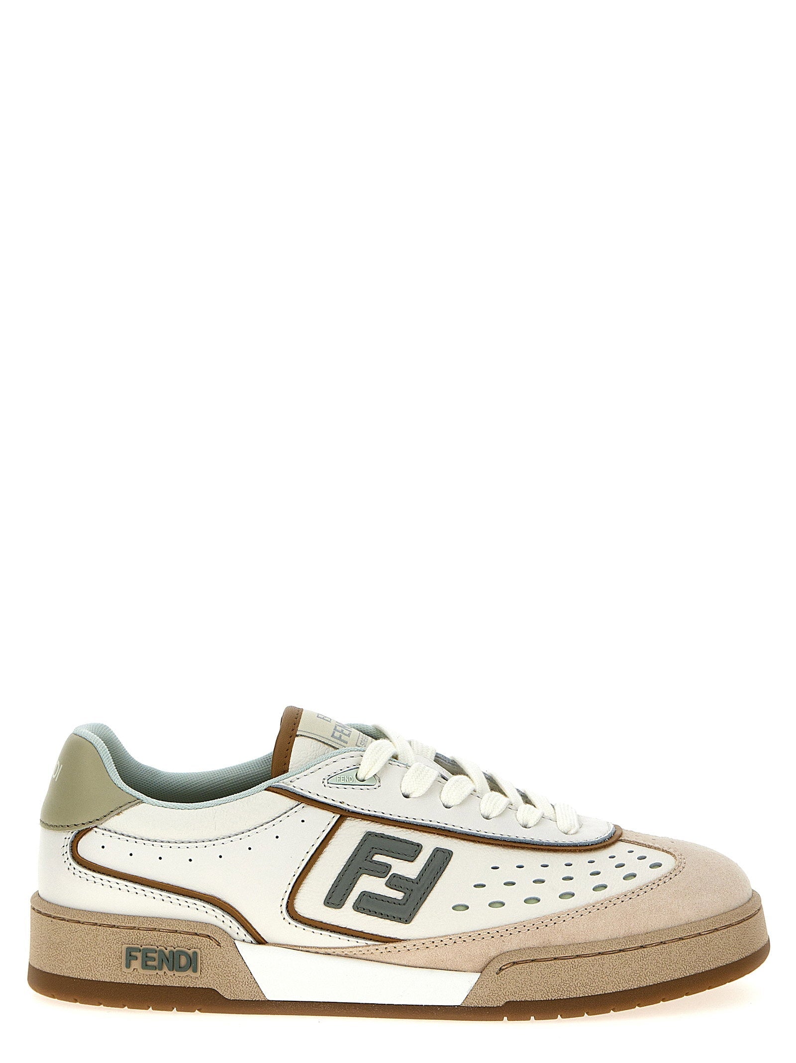 Fendi Match Sneaker — Cream