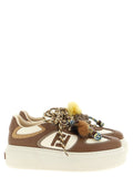Fendi Match Sneaker — Brown