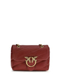 Pinko Love Baby Shoulder Bag — Red