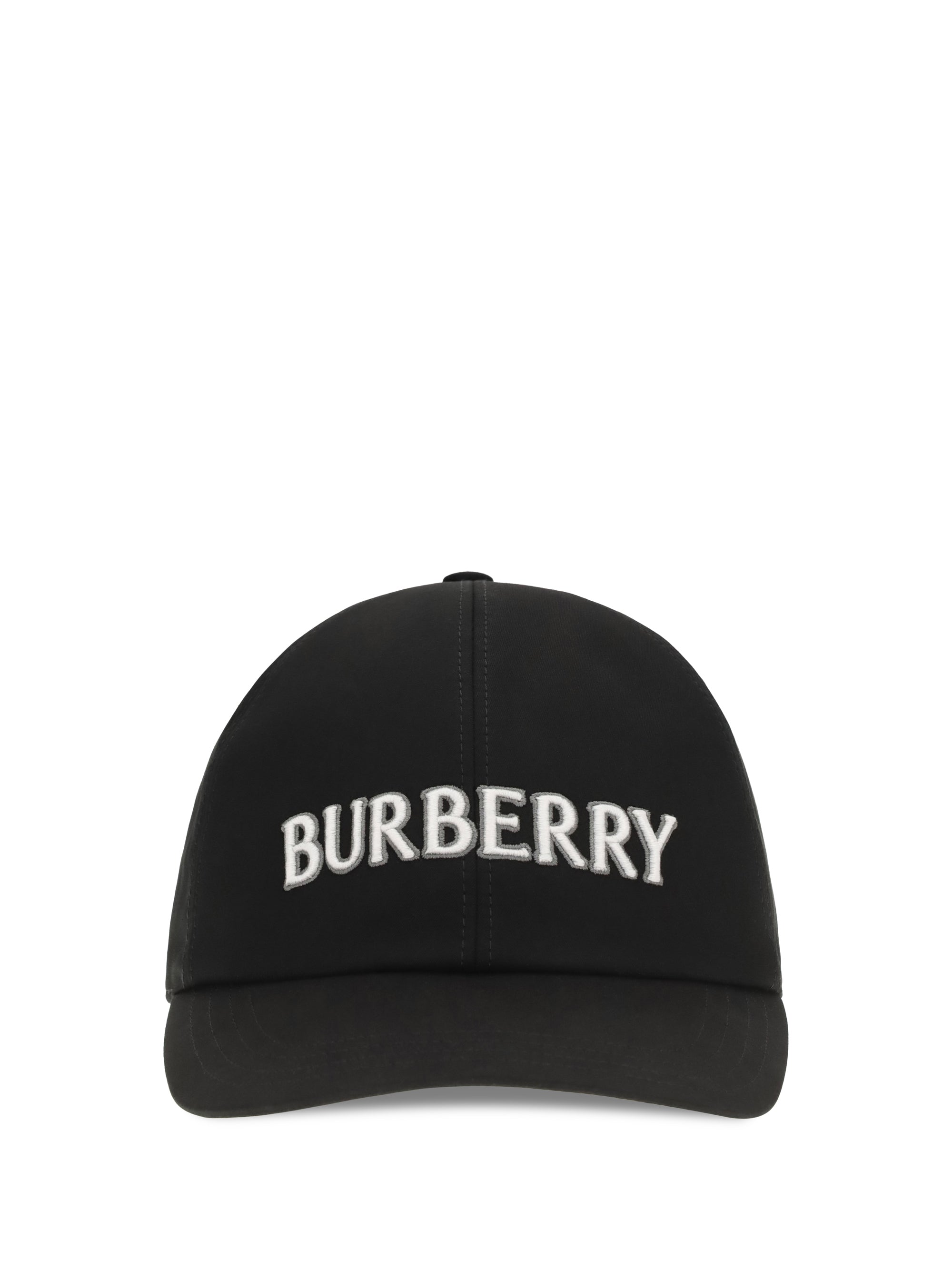 Burberry 8124432 Logo-Embroidered Cotton Baseball Cap — Black