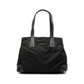Saffiano Trimmed Tessuto Shopper Tote