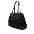 Saffiano Trimmed Tessuto Shopper Tote