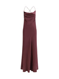 Pinko Farro Dress — Burgundy