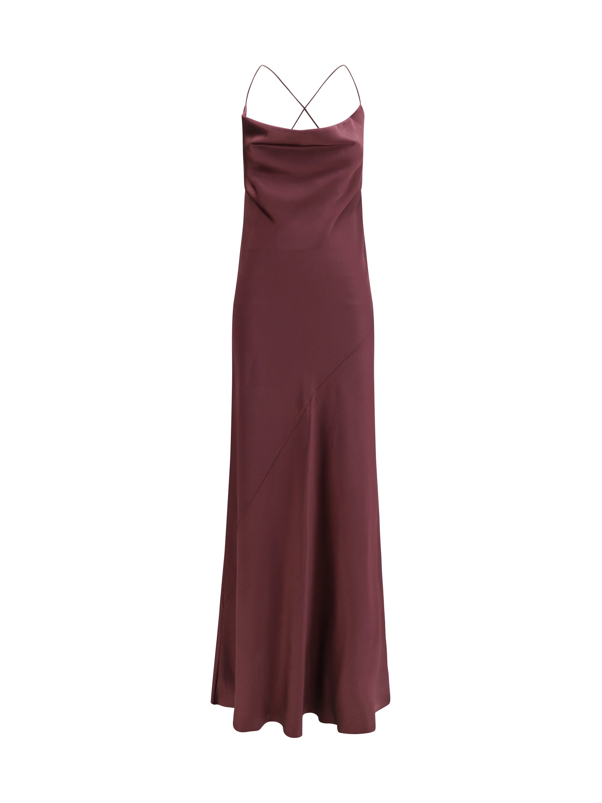 Pinko Farro Dress — Burgundy