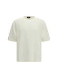 Laminar Textured Crewneck T-Shirt — White