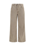 Agolde Nanci Jeans — Beige