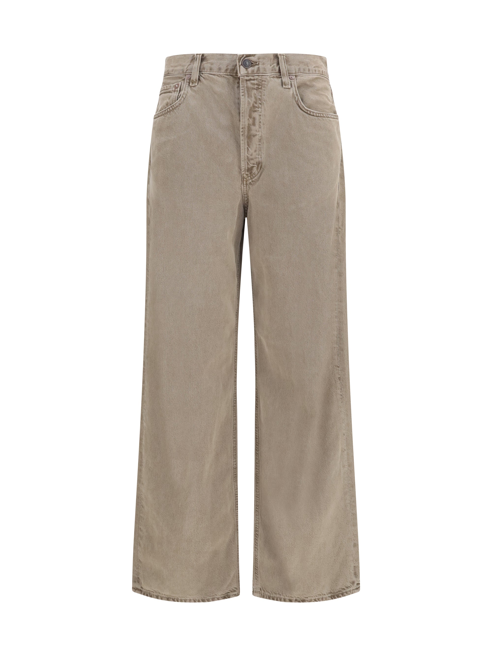 Agolde Nanci Jeans — Beige